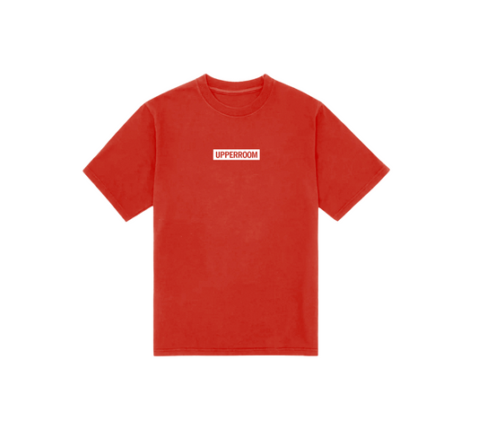 BOX LOGO TEE: RED