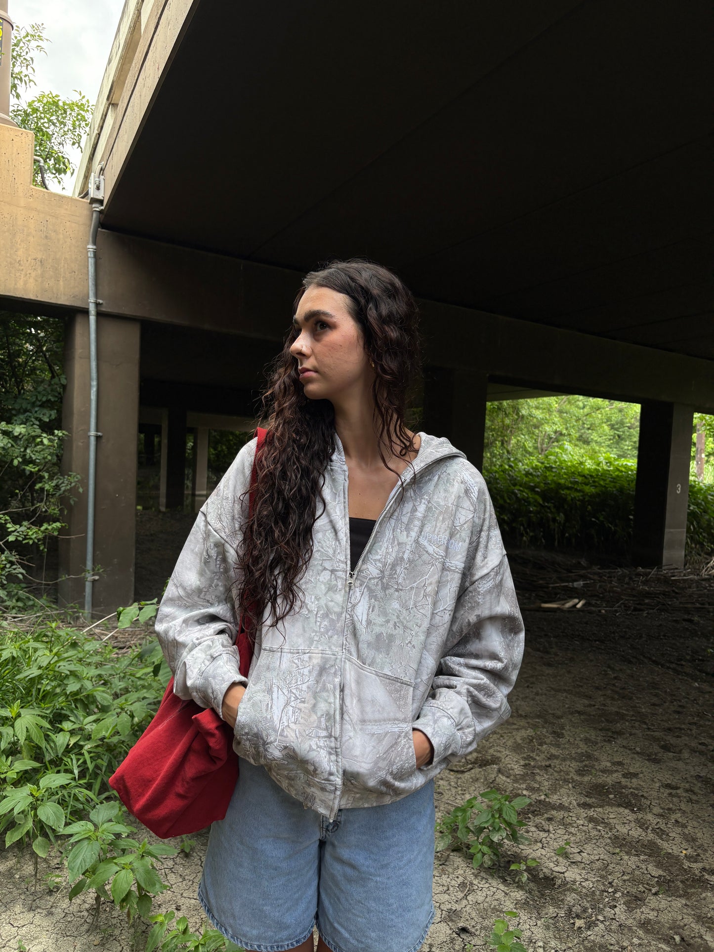 UPPERROOM ZIP HOODIE: CAMO