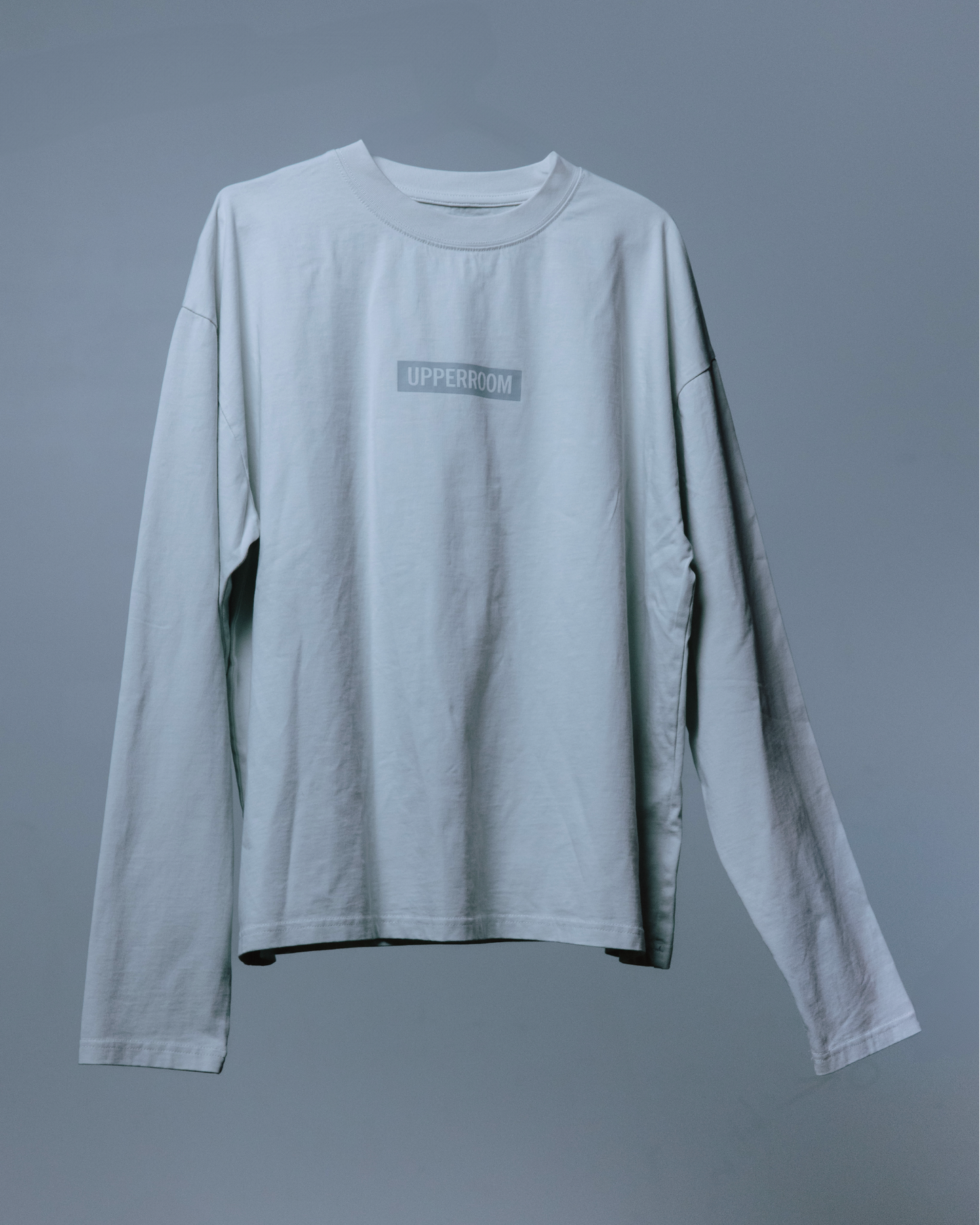 Box Logo Long Sleeve: Light White