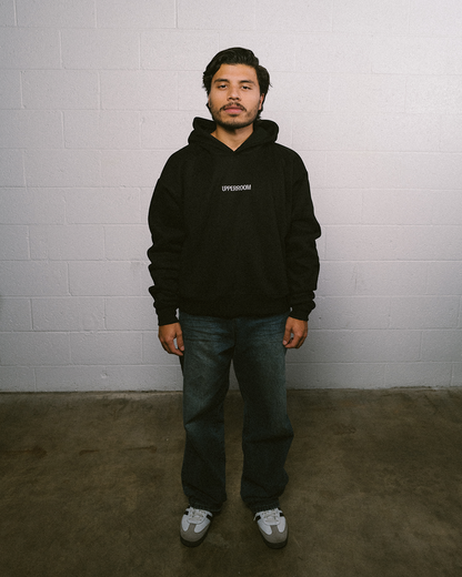 UPPERROOM HOODIE: BLACK